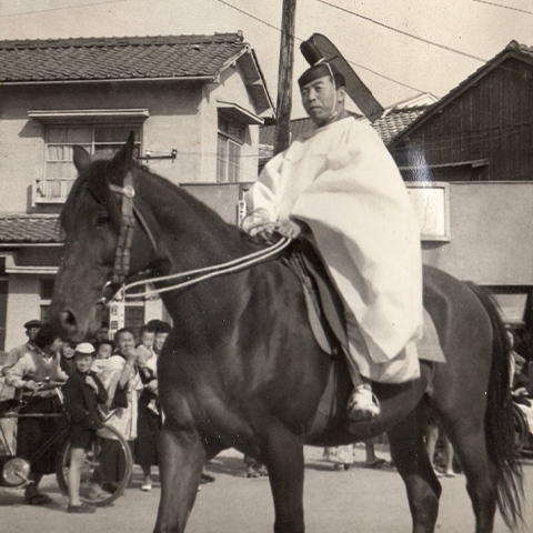 昔の岡山神社  / <small>Photo: 不明</small>